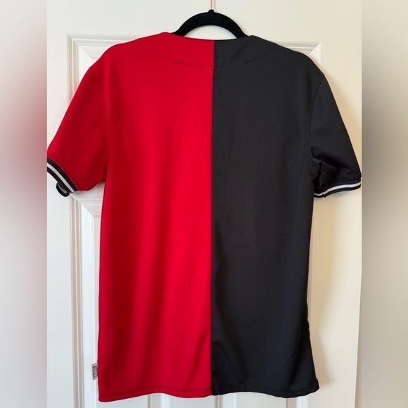 Marvel Disney Our Universe Red and Black Baseball Jersey Size XS - Picture 2 of 12